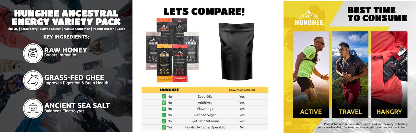 Primal Energy Boost - Variety 6-Pack
